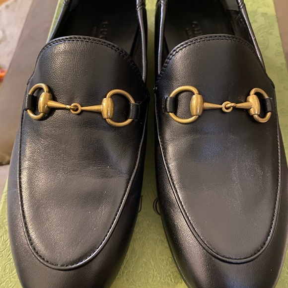 Gucci Brixton Leather Horsebit Loafers Size 35/5 *Floor sample* - Picture 11 of 14
